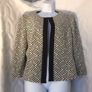 Tahari black/white Suit jacket